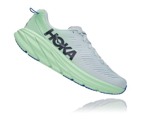 Hoka One One Rincon 3 Moški Road Tekaški Čevlji Siva / Zelena SI-527194P